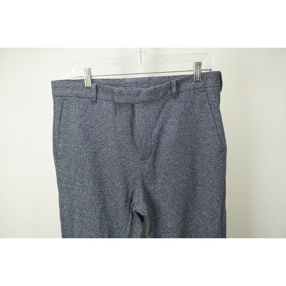 John Varvatos Lake Blue Woven Mercer Mens Cotton Pants Sz 50 Brand New